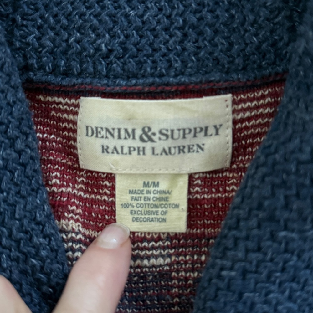 Denim & Supply Ralph Lauren Geometric Knit Cardigan - Picture 9 of 11